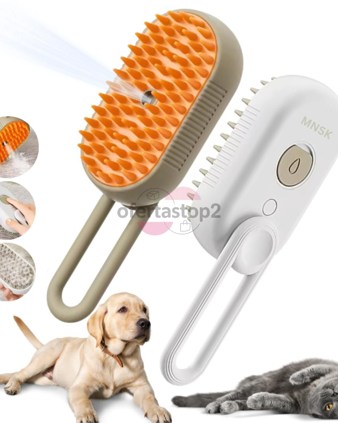 CEPILLO AVAPOR MASCOTA EXPANDIBLE