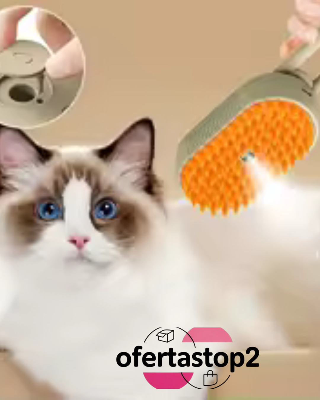 CEPILLO AVAPOR MASCOTA EXPANDIBLE